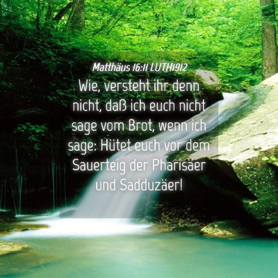 Picture 04 - Matthäus 16:11 LUTH1912 - Wie, versteht ihr denn nicht, daß ich euch nicht - Bible Verse Picture