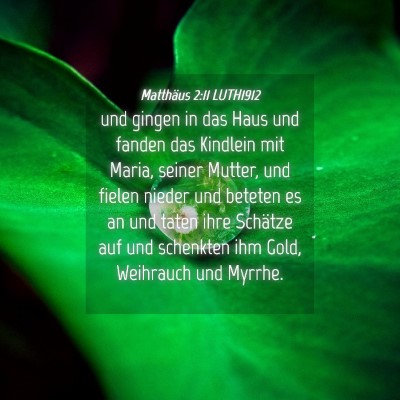Picture 04 - Matthäus 2:11 LUTH1912 - und gingen in das Haus und fanden das Kindlein - Bible Verse Picture