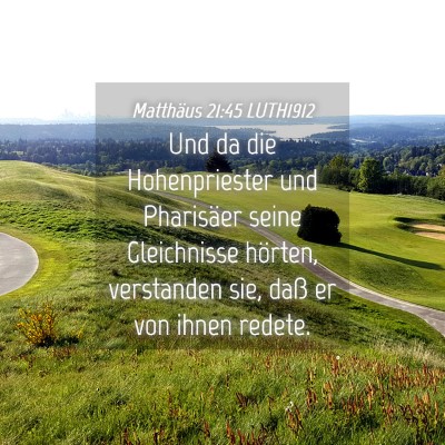 Picture 04 - Matthäus 21:45 LUTH1912 - Und da die Hohenpriester und Pharisäer seine - Bible Verse Picture