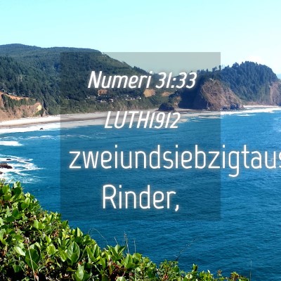 Picture 04 - Numeri 31:33 LUTH1912 - zweiundsiebzigtausend - Bible Verse Picture