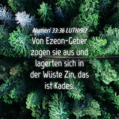 Picture 04 - Numeri 33:36 LUTH1912 - Von Ezeon-Geber zogen sie aus und lagerten sich - Bible Verse Picture