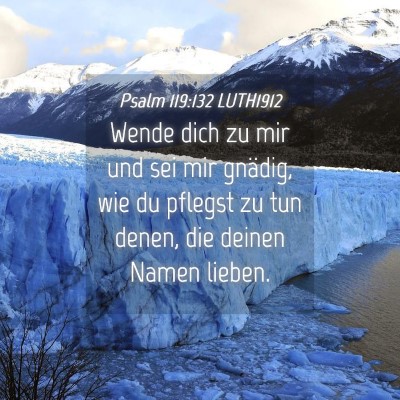 Picture 04 - Psalm 119:132 LUTH1912 - Wende dich zu mir und sei mir gnädig, wie du - Bible Verse Picture