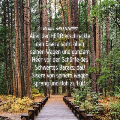 Picture 04 - Richter 4:15 LUTH1912 - Aber der HERR erschreckte den Sisera samt allen - Bible Verse Picture