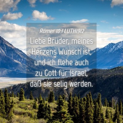 Picture 04 - Römer 10:1 LUTH1912 - Liebe Brüder, meines Herzens Wunsch ist, und ich - Bible Verse Picture