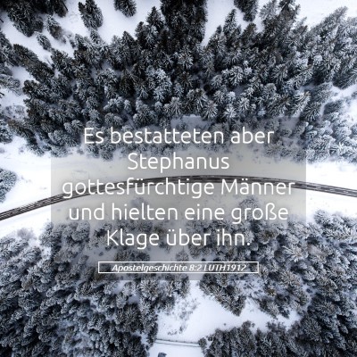 Picture 05 - Apostelgeschichte 8:2 LUTH1912 - Es bestatteten aber Stephanus gottesfürchtige - Bible Verse Picture
