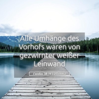 Picture 05 - Exodus 38:16 LUTH1912 - Alle Umhänge des Vorhofs waren von gezwirnter - Bible Verse Picture