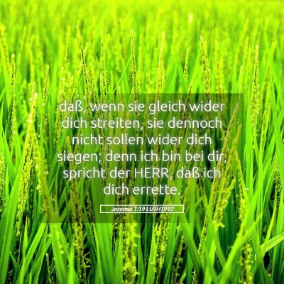 Picture 05 - Jeremia 1:19 LUTH1912 - daß, wenn sie gleich wider dich streiten, sie - Bible Verse Picture