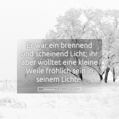 Picture 05 - Johannes 5:35 LUTH1912 - Er war ein brennend und scheinend Licht; ihr aber - Bible Verse Picture