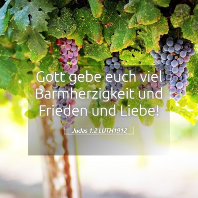 Picture 05 - Judas 1:2 LUTH1912 - Gott gebe euch viel Barmherzigkeit und Frieden - Bible Verse Picture