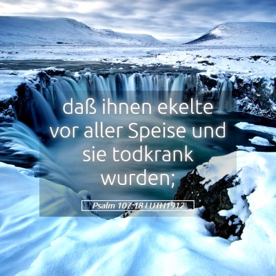 Picture 05 - Psalm 107:18 LUTH1912 - daß ihnen ekelte vor aller Speise und sie - Bible Verse Picture