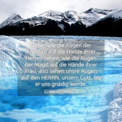 Picture 05 - Psalm 123:2 LUTH1912 - Siehe! wie die Augen der Knechte auf die Hände - Bible Verse Picture