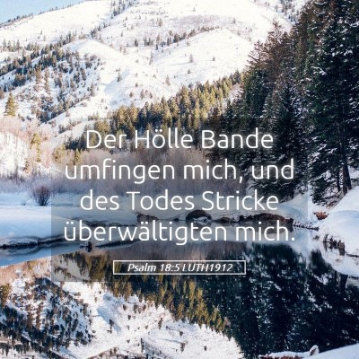 Picture 05 - Psalm 18:5 LUTH1912 - Der Hölle Bande umfingen mich, und des Todes - Bible Verse Picture