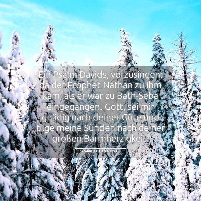 Picture 05 - Psalm 51:1 LUTH1912 - Ein Psalm Davids, vorzusingen; da der Prophet - Bible Verse Picture