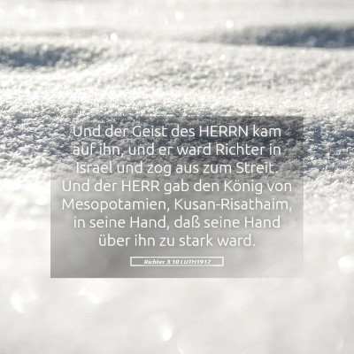 Picture 05 - Richter 3:10 LUTH1912 - Und der Geist des HERRN kam auf ihn, und er ward - Bible Verse Picture