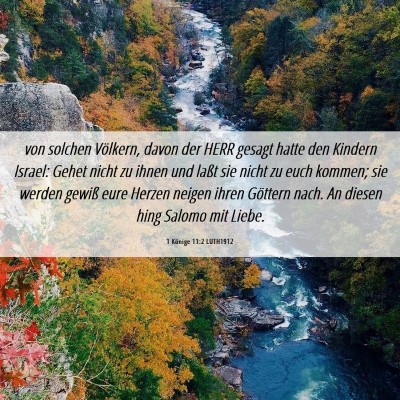Picture 06 - 1 Könige 11:2 LUTH1912 - von solchen Völkern, davon der HERR gesagt hatte - Bible Verse Picture
