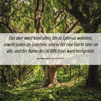 Picture 06 - Apostelgeschichte 19:17 LUTH1912 - Das aber ward kund allen, die zu Ephesus wohnten, - Bible Verse Picture