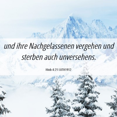 Picture 06 - Hiob 4:21 LUTH1912 - und ihre Nachgelassenen vergehen und sterben auch - Bible Verse Picture
