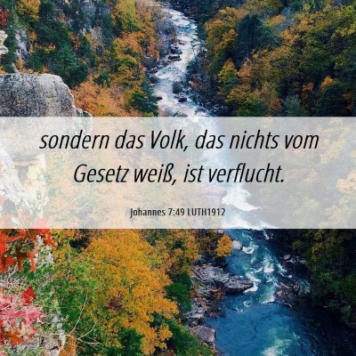 Picture 06 - Johannes 7:49 LUTH1912 - sondern das Volk, das nichts vom Gesetz weiß, - Bible Verse Picture