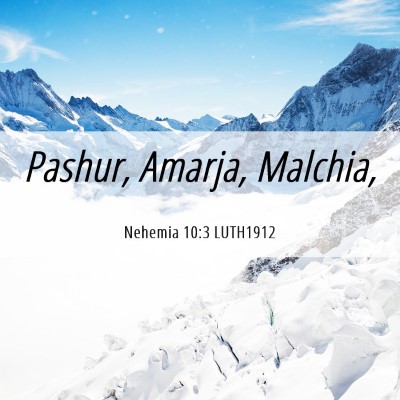 Picture 06 - Nehemia 10:3 LUTH1912 - Pashur, Amarja, - Bible Verse Picture