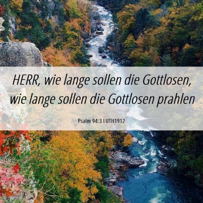 Picture 06 - Psalm 94:3 LUTH1912 - HERR, wie lange sollen die Gottlosen, wie lange - Bible Verse Picture