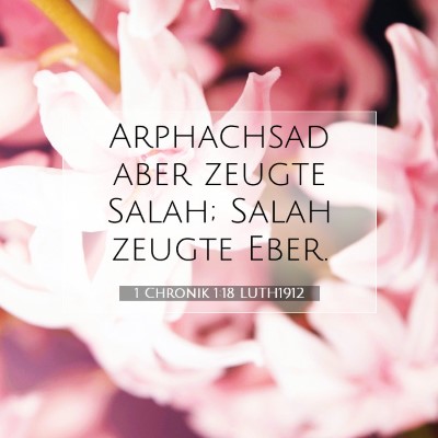 Picture 07 - 1 Chronik 1:18 LUTH1912 - Arphachsad aber zeugte Salah; Salah zeugte - Bible Verse Picture