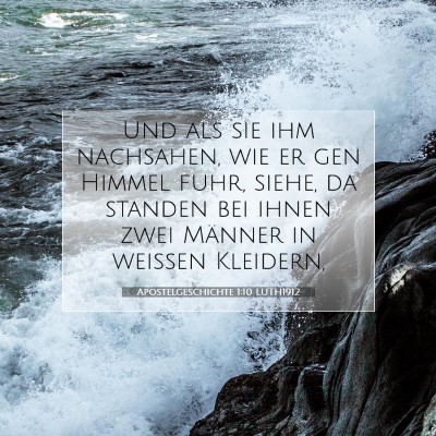 Picture 07 - Apostelgeschichte 1:10 LUTH1912 - Und als sie ihm nachsahen, wie er gen Himmel - Bible Verse Picture