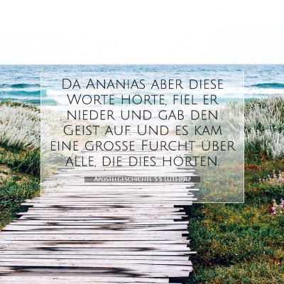 Picture 07 - Apostelgeschichte 5:5 LUTH1912 - Da Ananias aber diese Worte hörte, fiel er - Bible Verse Picture