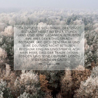 Picture 07 - Daniel 4:19 LUTH1912 - Da entsetzte sich Daniel, der sonst Beltsazar - Bible Verse Picture