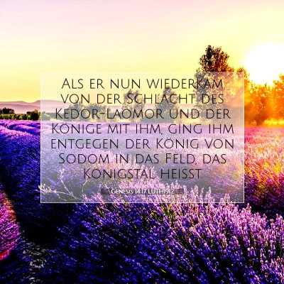 Picture 07 - Genesis 14:17 LUTH1912 - Als er nun wiederkam von der Schlacht des - Bible Verse Picture
