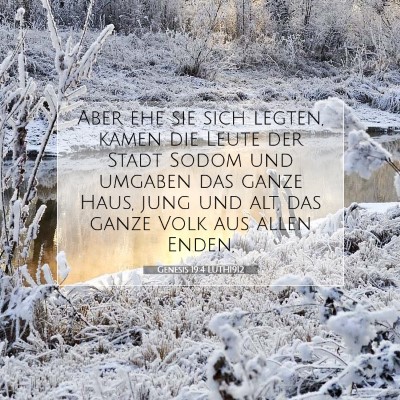 Picture 07 - Genesis 19:4 LUTH1912 - Aber ehe sie sich legten, kamen die Leute der - Bible Verse Picture