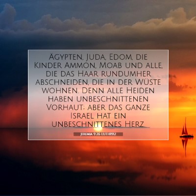 Picture 07 - Jeremia 9:26 LUTH1912 - Ägypten, Juda, Edom, die Kinder Ammon, Moab und - Bible Verse Picture