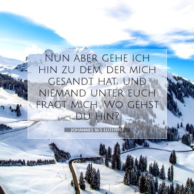 Picture 07 - Johannes 16:5 LUTH1912 - Nun aber gehe ich hin zu dem, der mich gesandt - Bible Verse Picture