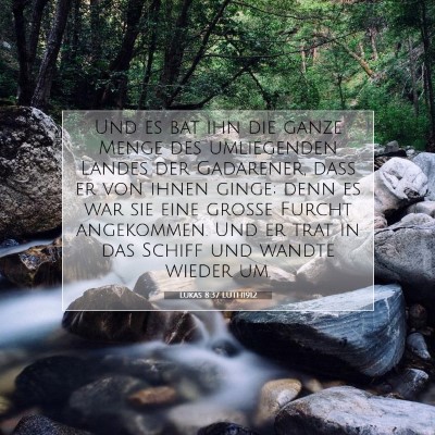 Picture 07 - Lukas 8:37 LUTH1912 - Und es bat ihn die ganze Menge des umliegenden - Bible Verse Picture