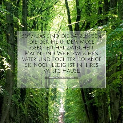 Picture 07 - Numeri 30:16 LUTH1912 - 30:17 Das sind die Satzungen, die der HERR dem - Bible Verse Picture