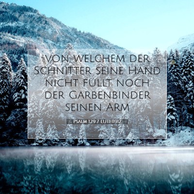 Picture 07 - Psalm 129:7 LUTH1912 - von welchem der Schnitter seine Hand nicht füllt - Bible Verse Picture