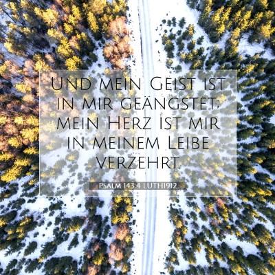 Picture 07 - Psalm 143:4 LUTH1912 - Und mein Geist ist in mir geängstet; mein Herz - Bible Verse Picture