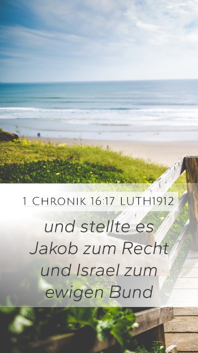 1 Chronik 16:17 LUTH1912 Bible Verse Image