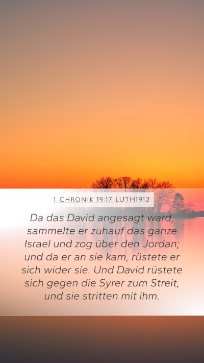 1 Chronik 19:17 LUTH1912 Bible Verse Image
