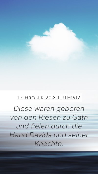 1 Chronik 20:8 LUTH1912 Bible Verse Image