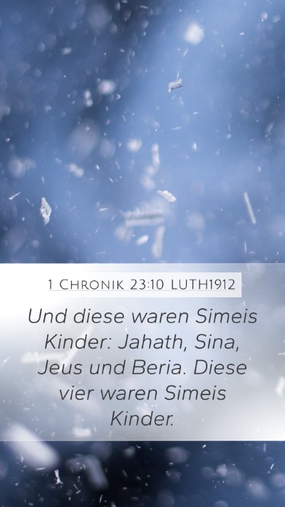 1 Chronik 23:10 LUTH1912 Bible Verse Image