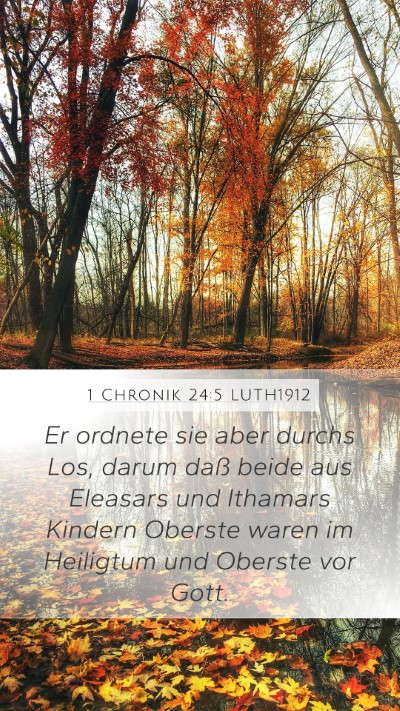 1 Chronik 24:5 LUTH1912 Bible Verse Image
