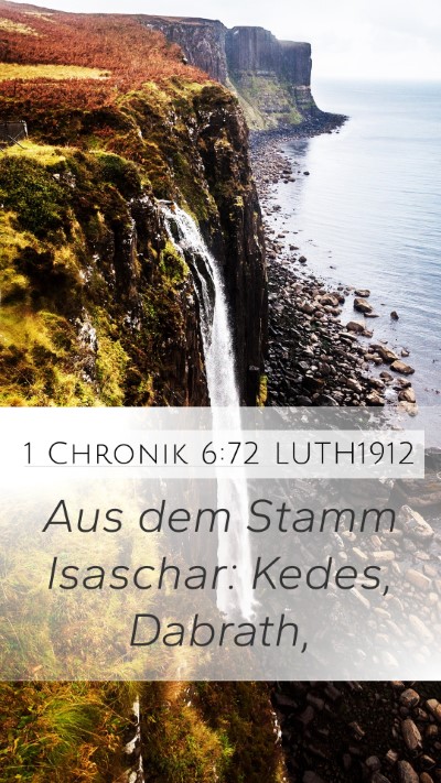 1 Chronik 6:72 LUTH1912 Bible Verse Image