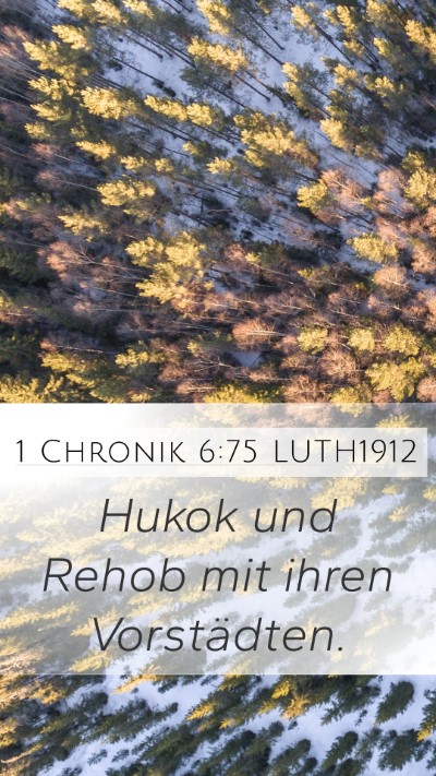 1 Chronik 6:75 LUTH1912 Bible Verse Image