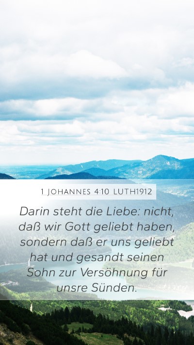 1 Johannes 4:10 LUTH1912 Bible Verse Image