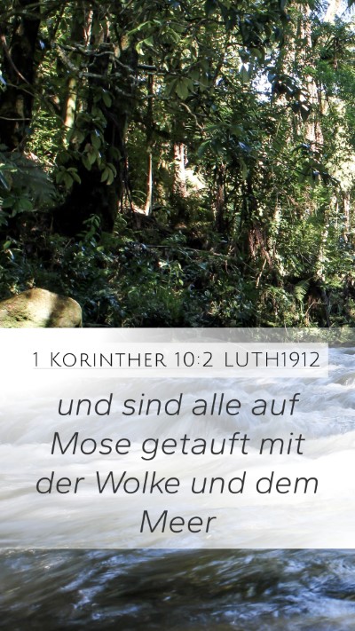 1 Korinther 10:2 LUTH1912 Bible Verse Image