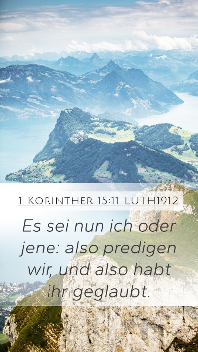 1 Korinther 15:11 LUTH1912 Bible Verse Image