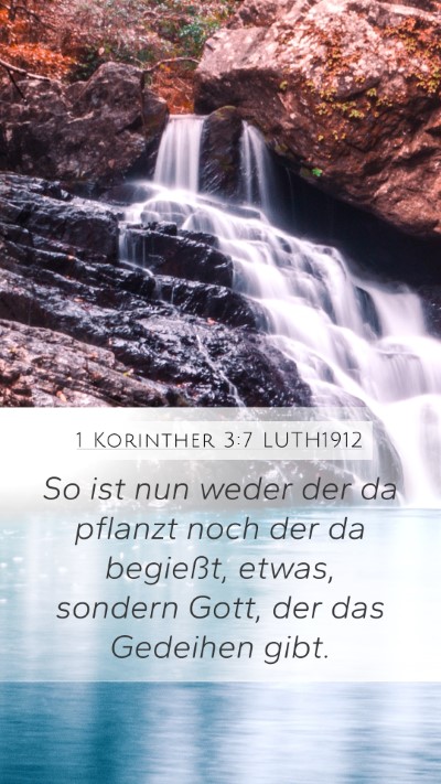 1 Korinther 3:7 LUTH1912 Bible Verse Image