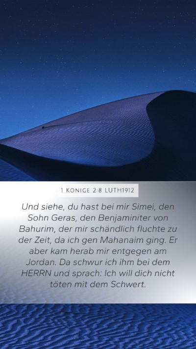 1 Könige 2:8 LUTH1912 Bible Verse Image
