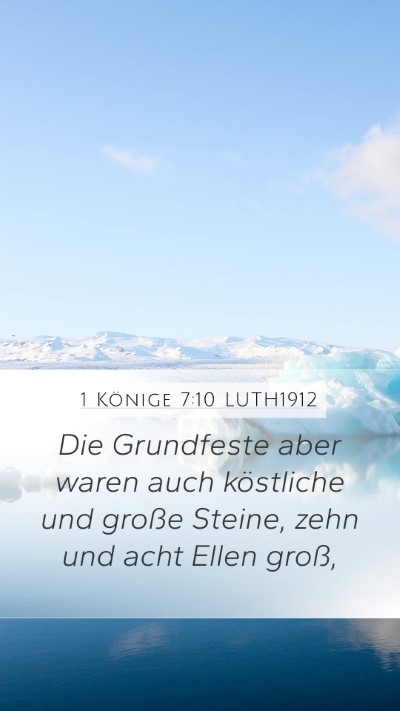 1 Könige 7:10 LUTH1912 Bible Verse Image