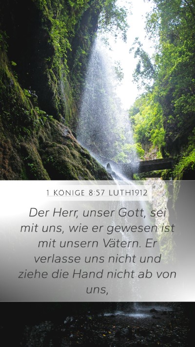 1 Könige 8:57 LUTH1912 Bible Verse Image